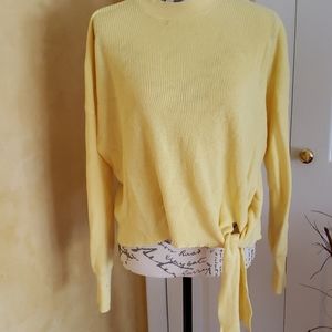 ABOUND YELLOW TIE SWEATER